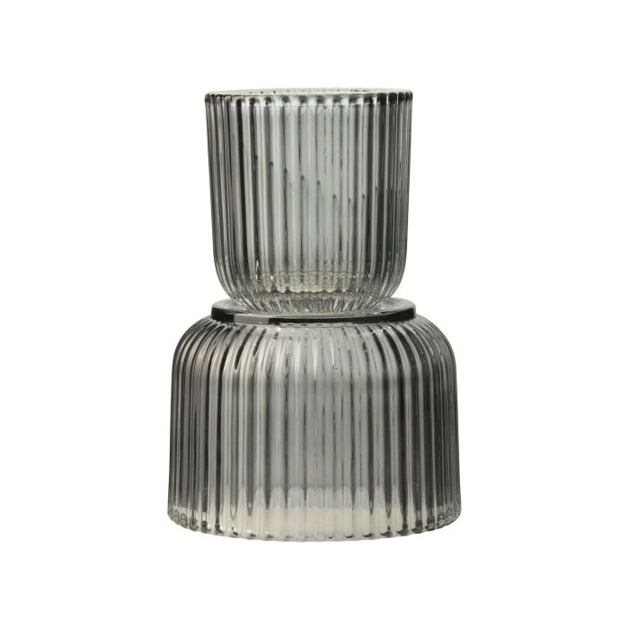 Teelichthalter COPPETTA GRIGIO (15,5 cm)